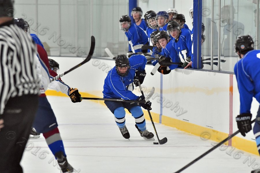 Wheaton College Men\'s Ice Hockey vs Middlesex Community College. - Photo By: KEITH NORDSTROM